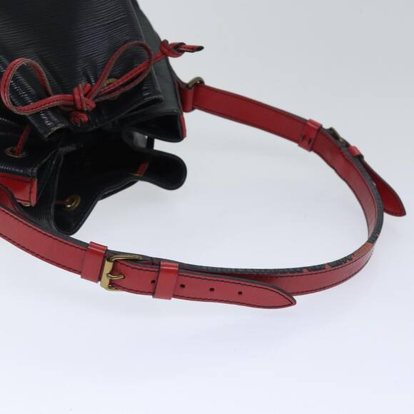LOUIS VUITTON Epi Noe Shoulder Bag Bicolor Black Red M44017 - Picture 8 of 12